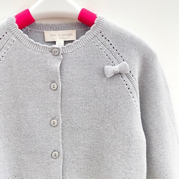 Beautiful Cotton with Shimmer Cardigan for Girls - Picture 2 of 7